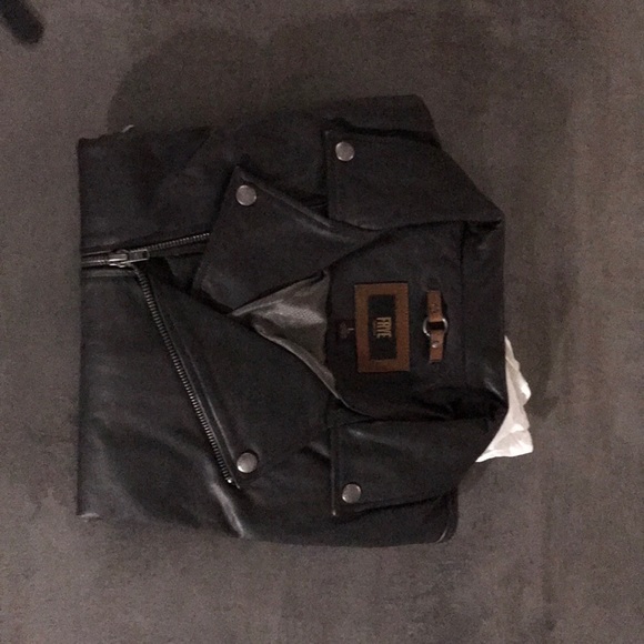 NWT FRYE LEATHER JACKET - Picture 8 of 11